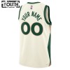 NBA Børn Trøje Boston Celtics Custom 2023-24 Nike City Edition Hvid Swingman